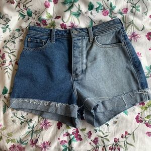 Two-toned Hollister Jean Shorts